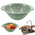 thumbnail image 2 of Mini Berry Colander, Round Plastic Fruit Strainer for Washing, Food Grade Fast Draining Wash Bowl with Ergonomic Handle, Durable Stackable Wash Basket for Fruits, Vegetables, Pasta, 5.12x4.53", 2 of 7