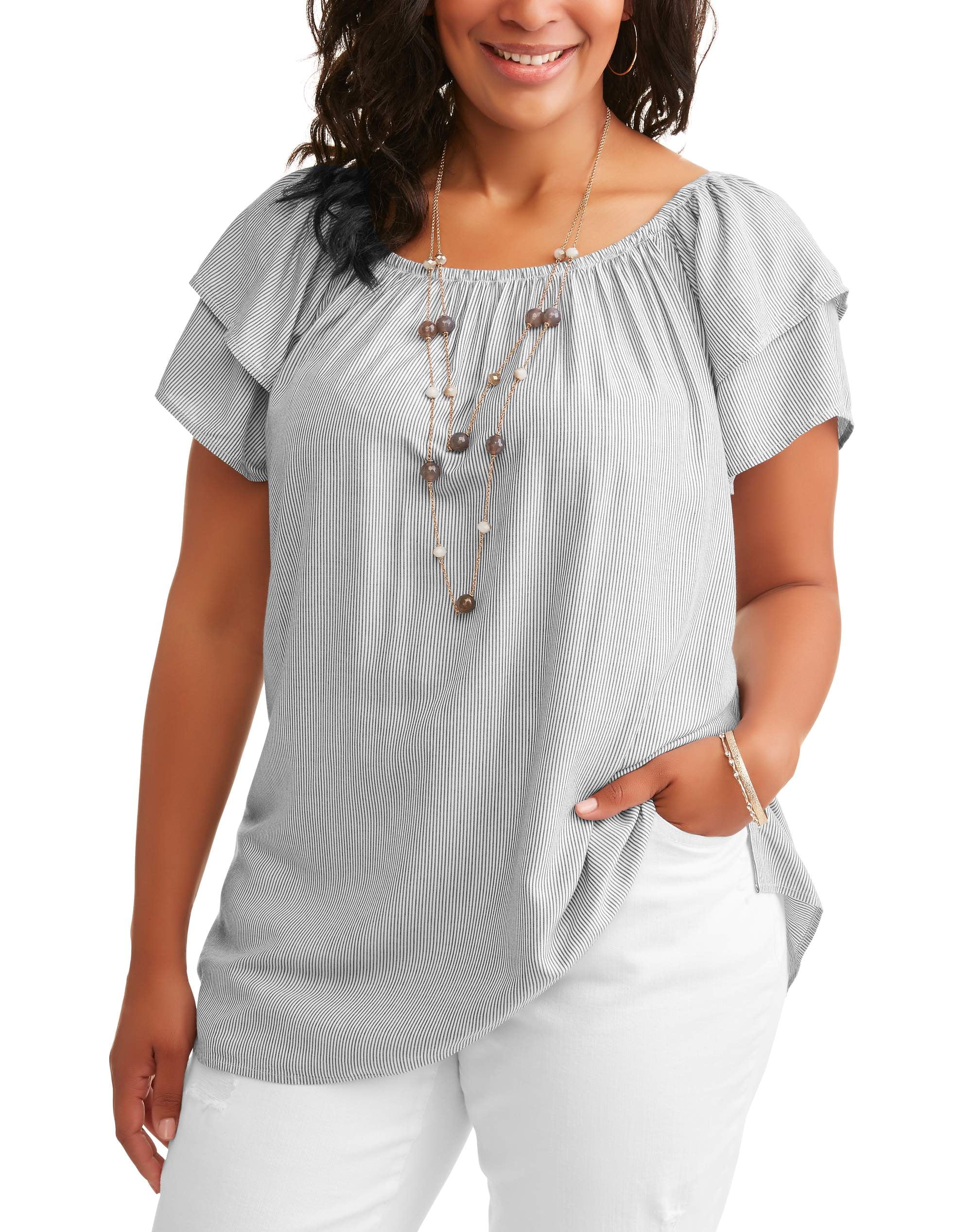 terra & sky peasant top