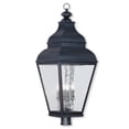 thumbnail image 2 of Livex Lighting Exeter Outdoor Post Head in Charcoal, 2 of 3