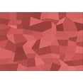 thumbnail image 1 of Ahgly Tapis Rectangulaire Rouge Lavable en Machine, 7 Pieds x 9 Pieds, 1 of 7