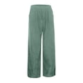 thumbnail image 4 of PIMSSY Men Pants Corduroy Casual Classic Comfort Fit Relaxed Straight Leg Pants Soft Ribbed Fabric Everyday Durable Versatile Bottoms For Business Leisure Outings Male Relaxed Fit Solid Color Slacks, 4 of 8