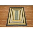 thumbnail image 4 of Casavani Hand Block Printed Cotton Dhurrie Gray Bedroom Living Room Carpets Outdoor Patio Rug 10x14 feet, 4 of 6