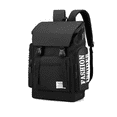 thumbnail image 1 of Mochila Back Pack Broche Antirrobo Casual Gym Viaje Negro Letras blancas, 1 of 4