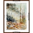 thumbnail image 5 of Art.com Watercolor 080605 Art Print by Pol Ledent, Brown Frame Wall Art, 23" x 29", 5 of 5