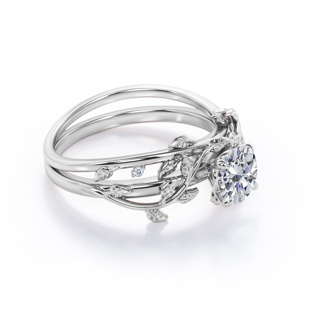 Amazon.com: Gold Cluster Design Ladies Round Engagement Promise Bridal Ring  Simulation Diamond Wedding Engagement Ring Set : Sports & Outdoors