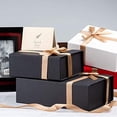 thumbnail image 7 of Gift Box 13.5''x10''x4'' Large Black Gifts Boxes with Magnetic Lids Luxury Gift Box for Groomsman Proposal Gifts Contains Card, Ribbon, Filler Birthday, 7 of 7