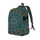 thumbnail image 1 of Disketp Mandala Mochila de Lona Estampada, Mochila Escolar de Viaje Ligera para Estudiantes y Portátil-Small, 1 of 5