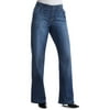 Faded Glory - Women's Organic Cotton Petite Relaxed-Fit Flared Jeans