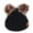 Black, variant on Prolriy Beanies Hats Men Ear Warm Hat Women Thicken Unisex for Men with Warm and Hairball Winter Hat Baseball Caps Wool Beanie Winter Hats for Women Black