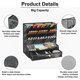 thumbnail image 2 of Mesh Desk/ Desktop Stationary Organizer, Multi-Functional Pen Holder, Storage Rack (Black Mesh Pen Holder with Drawer), 2 of 4