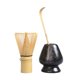thumbnail image 2 of Juego de Matcha japonés de té Matcha Juego de 3 que incluye Matcha, cuchara tradicional, cuchara de té y de cerámica Negro BLESIY batidor de matcha, 2 of 8