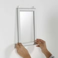 thumbnail image 3 of M&T Displays Double Sided Slide In Frame, Silver 8.5x11 Inch Poster Holder 1" Aluminum Profile Side Loading Easy Change Mitered Corner with Anti Glare PET Cover Single Packed, 3 of 8
