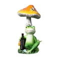 thumbnail image 3 of Resin Frog Statue Miniature Garden Decor For Fairy Gardens & Aquarium Landscaping, 3 of 9