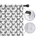 thumbnail image 4 of Blackout Kids Curtains,White Butterfly Black Dot Pattern Childrens Insulated Curtains Set Of 2,Bedroom Essentials,Toddler Room Decor 42"x54", 4 of 5