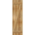 thumbnail image 5 of 16 1/8"W X 56"H Timbercraft Three 5 3/8" Boards Joined Board-N-Batten Shutters W/Z-Bar, Rough Sawn Western Red Cedar (Per Pair), 5 of 13