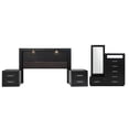 thumbnail image 2 of Recamara Kessa Muebles  Pamela King Size 5 Piezas Café, 2 of 15
