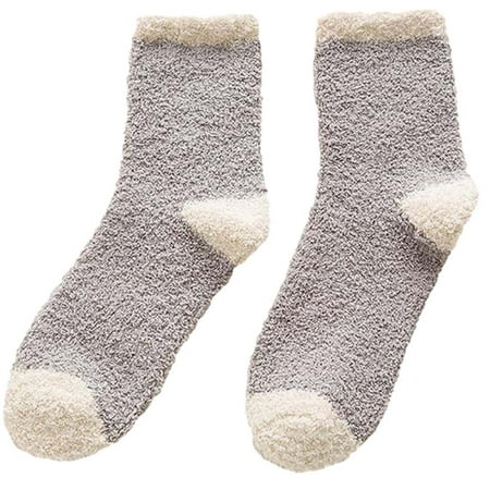 

XINSHIDE Socks Fashion Keep Warm Women Fashion Patchwork Ladies Patchwork Thick Socks