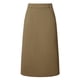 thumbnail image 2 of Falda de tubo para mujer Faldas midi de trabajo con espalda dividida de cintura alta marrón M, 2 of 2