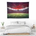 thumbnail image 3 of GOSMITH  Football Tapestry American Football Stadium Tapestry Large Soccer Turf Sports Gym Wall Hanging Morden Sport Home Decor College Fan Boys Kids Bedroom Living Room Dorm, 3 of 7
