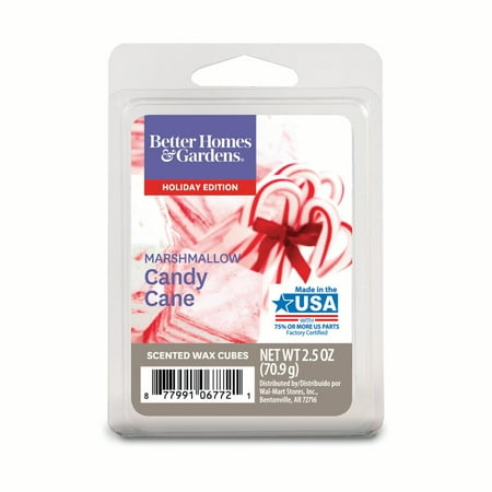Marshmallow Candy Cane scented wax melts