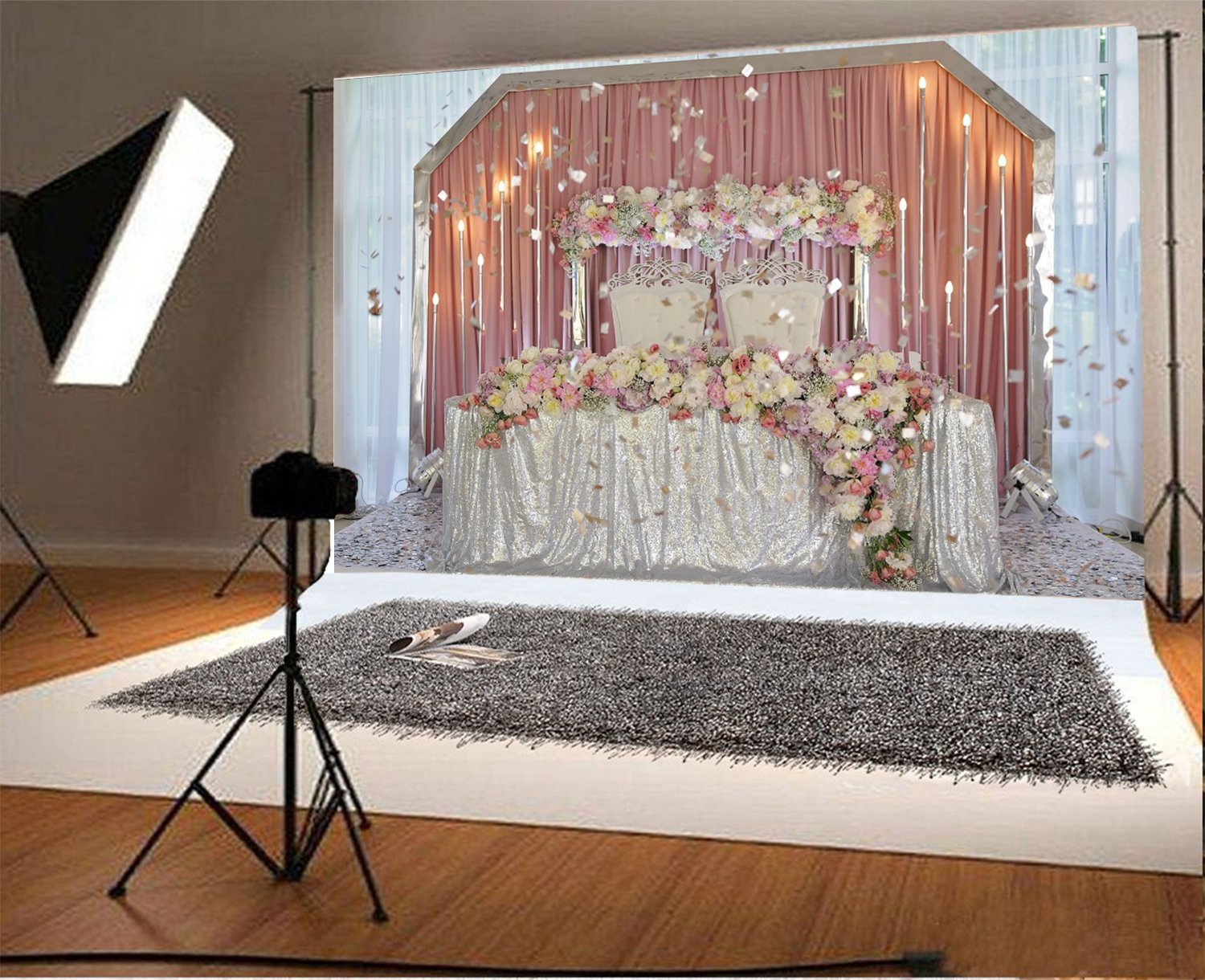 Mohome Polyster 7x5ft Backdrop Photography Background Luxury Fresh