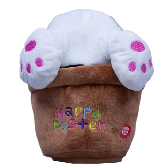Animated Bunny Feet  Happy Easter Rabbit Plush Stuffed Animal