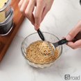 thumbnail image 5 of 16-Piece Magnetic Measuring Cups And Spoons Set, Stainless Steel Stackable Design With Leveler For Dry & Liquid Ingredients, Baking & Cooking Essentials​,Black, 5 of 7