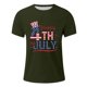 thumbnail image 5 of Tops para hombre, blusas y camisas de cuello redondo y manga corta para hombre, tops casuales de cuello redondo y manga corta con estampados especiales para hombre., 5 of 5