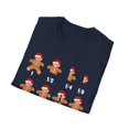 thumbnail image 4 of Gingerbread Man Math Teacher Fractions Novelty Graphic Unisex T-Shirt, 4 of 4