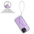 thumbnail image 7 of TECH CIRCLE Wallet Case For iPhone 15 Pro Max with Card Holder,Flip Premium PU Leather Magnetic Clasp Kickstand Heavy Duty Protective Cover with Wrist Strap for Apple iPhone 15 Pro Max 6.7 2023,Purple, 7 of 7