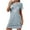 Dark Gray, variant on ZyeKqe Valentine's Day Nightgowns for Women Heart Print Short Sleeve Sleepshirts Soft Comfy Nightdress Ladies Sleepwear