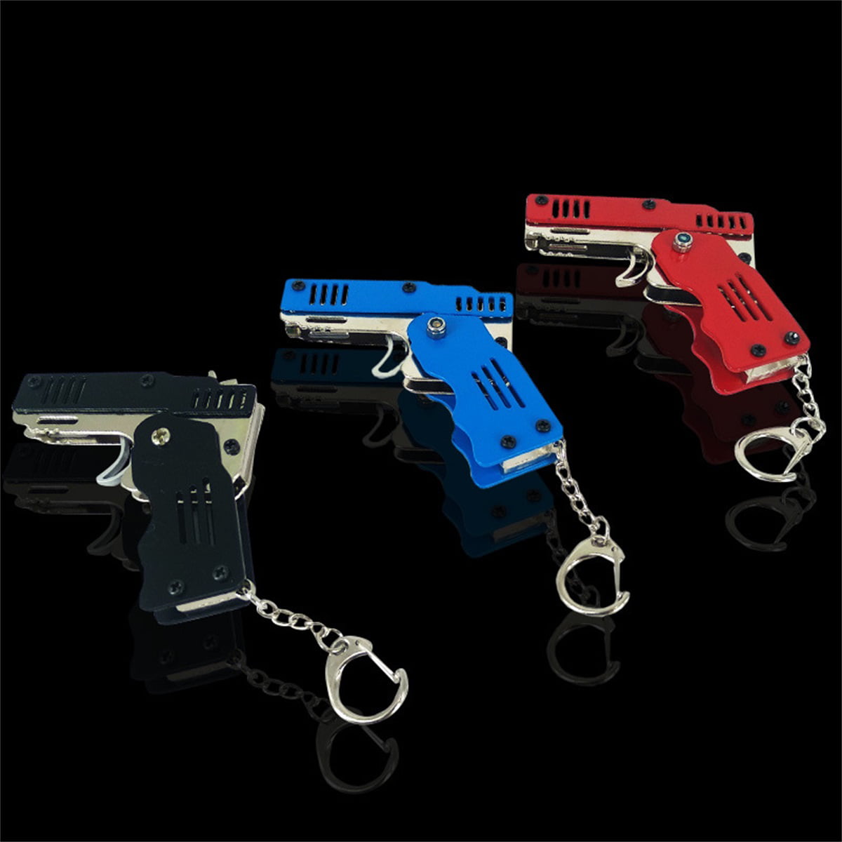 Details about   TRUMARK Snapshot Brand RUBBERBAND Gun 6 Shot Toy Pistol NEW
