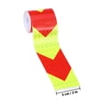 thumbnail image 2 of unbranded Reflective Warning Tape for Nighttime Safety Made of PET and PVC Durable Fluorescent Security Sticker 3 Rolls, 2 of 8