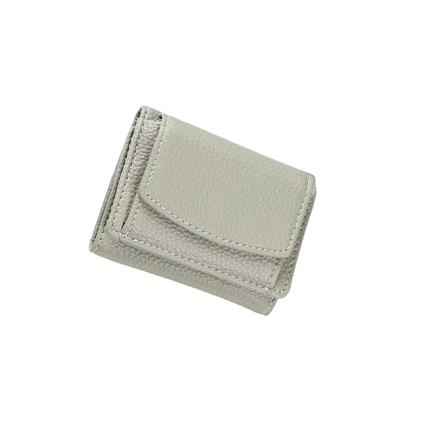 Sonducket Cartera de cuero portátil, diseño Simple, monedero de almacenamiento plegable, bolso de viaje para fiestas, compras, tarjetero de Carteras Verde