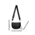 thumbnail image 2 of HUISZJ Crossbody Bag Sling Shoulder Bag, Fanny Packs with Adjustable, Sling Bag Sling Shoulder Bag Wallet for Women (Black), 2 of 10