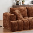 thumbnail image 6 of Tufted Chenille Cloud Modular Sectional Sofa,Oversized 2-Piece Right Facing Boneless Couch with Chaise Lounge, L-Shape Floor Lounge Sofa with 2 Throw Pillows for Living Room, No Assembly Required, 6 of 9