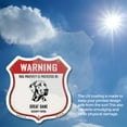 thumbnail image 5 of Warning This Property is Protected by Great Dane (2 Pack) 6 inch X 6 inch Shield Shaped Heavy Duty 3.2 mil Vinyl Decals Weather Resistant Made in the USA, 5 of 5