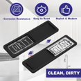 thumbnail image 3 of PATIKIL Dishwasher Magnet Clean Dirty Sign, 7 x 2 Inch Clean & Dirty Dishwasher Indicator Slider Black Acrylic Magnet Sign Laundry Kitchen Gadgets, Black & White, 3 of 7
