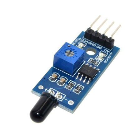 Newest Upgraded 2 PACKS Flame Sensor Module Fire Source Detection ...