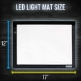 thumbnail image 3 of Lightmaster 12" x 17" A3 Light Box 12V Ultra-Thin Profile 110V AC Power Adapter, 3 of 7
