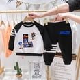 thumbnail image 5 of Conjunto de chándal de algodón Sonics Anime Marvels Otoño Suéter Sudadera con capucha Conjunto de ropa para bebé Sudadera para niños Tops Pantalones Traje de 2 piezas, 5 of 5