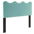 thumbnail image 2 of Modway Athena Performance Velvet Full/Queen Headboard in Mint, 2 of 10