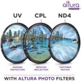 thumbnail image 3 of 67MM Altura Photo Professional Photography Filter Kit (UV, CPL Polarizer, Neutral Density ND4) for Camera Lens, 3 of 5