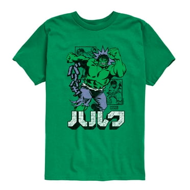 Marvel Hulk - Katakana - Toddler And Youth Short Sleeve Graphic T-Shirt