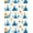 Blue, Pattern 5, variant on ODIKA 4'x6' Machine Washable Non-Slip Area Rug, Enchanted Wigwam Wonderland Playmat Magical Forest Dwelling High Traffic Rug, Pink, 683184
