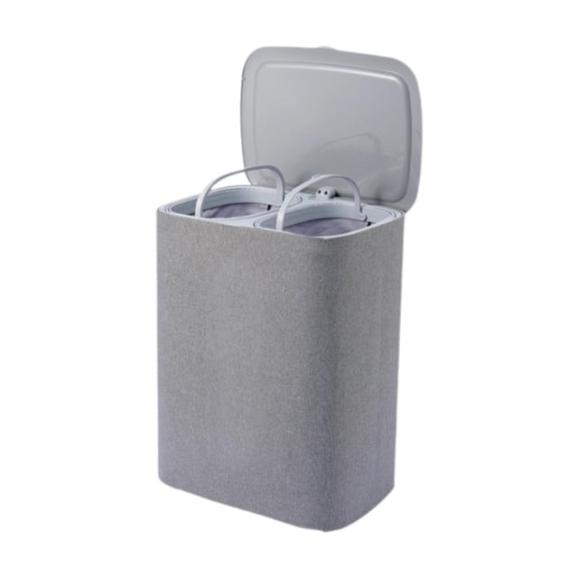 Cesto ropa plegable con tapa, organizador versátil para la ropa sucia, ideal para el hogar y apartamento. 50 litros sin ruedas