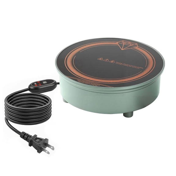 Abangdun 700W 85V~120V Induction Cooktop Mini Electric Stove Portable Small Hot Plate Cooker for Brewing Coffee Tea External Wired Control Panel Countertop Burners