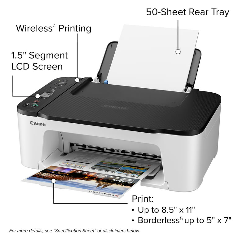 Canon PIXMA TS3522 All-in-One Wireless InkJet Printer with Print, Copy and  Scan Features - Walmart.com