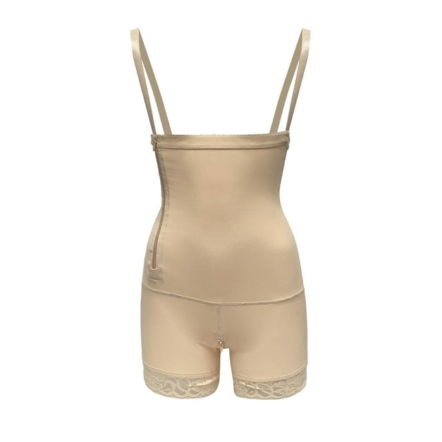 Women Control Shapewear Bodysuit Side Zipper Body For Women Firm Triple Control Open Bust Fajas Bodysuit plus Size Sweat Band Waist Trainer for Women