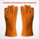 thumbnail image 3 of Guantes de soldadura Guantes de forja de cuero de vaca resistentes al calor Protección de manos, 3 of 8